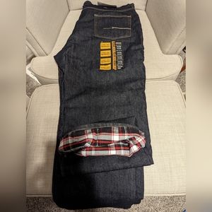 Ariat Work Rebar flannel lined jeans